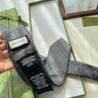 GRAVATA GUCCI HORSEBIT DE JACQUARD DE SEDA