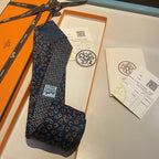 GRAVATAS HERMES  DE SEDA  MARÉCHAL FERRANT