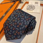 GRAVATAS HERMES  DE SEDA  MARÉCHAL FERRANT
