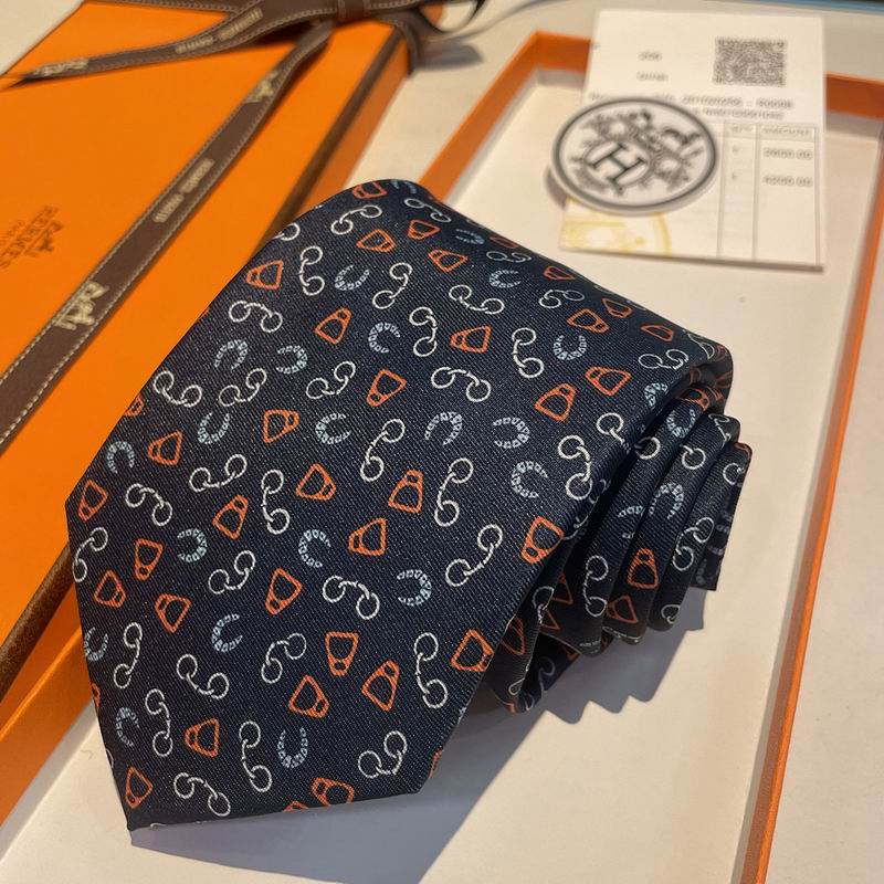 GRAVATAS HERMES  DE SEDA  MARÉCHAL FERRANT