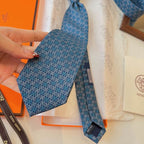 GRAVATAS HERMES  DE SEDA  PADRÃO "H"