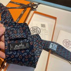 GRAVATAS HERMES  DE SEDA  MARÉCHAL FERRANT