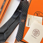 GRAVATA HERMES CHAÎNE D'ANCRE