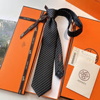 GRAVATA HERMES CHAÎNE D'ANCRE