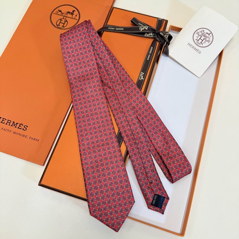 GRAVATAS HERMES  DE SEDA  TROIS PETITS MAILLONS