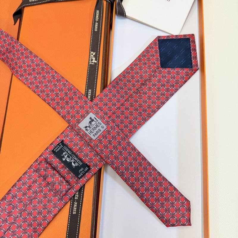 GRAVATAS HERMES  DE SEDA  TROIS PETITS MAILLONS