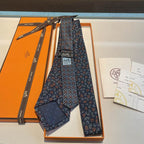 GRAVATAS HERMES  DE SEDA  MARÉCHAL FERRANT