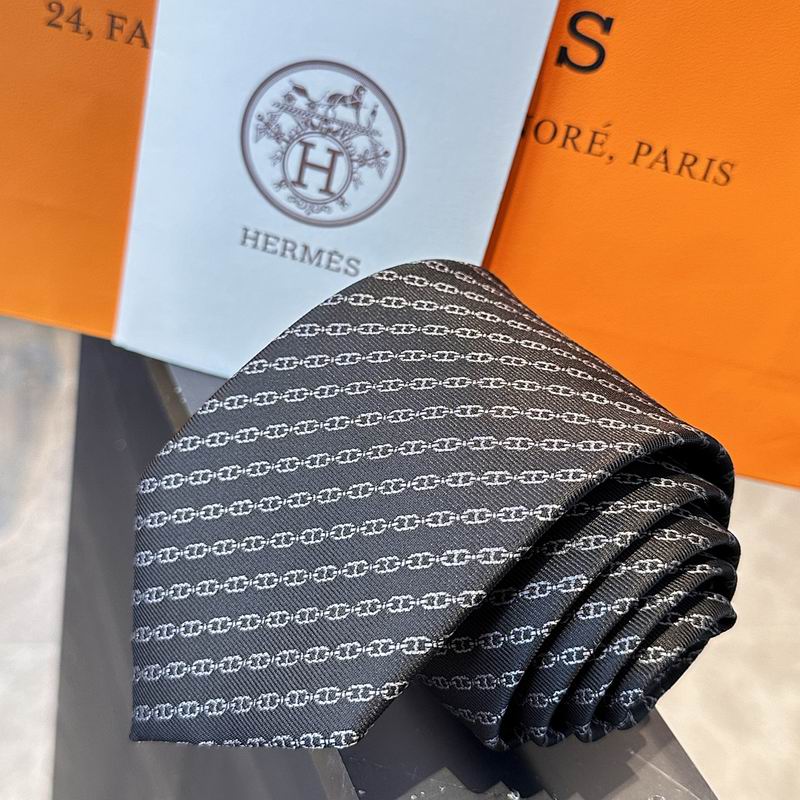 GRAVATA HERMES CHAÎNE D'ANCRE
