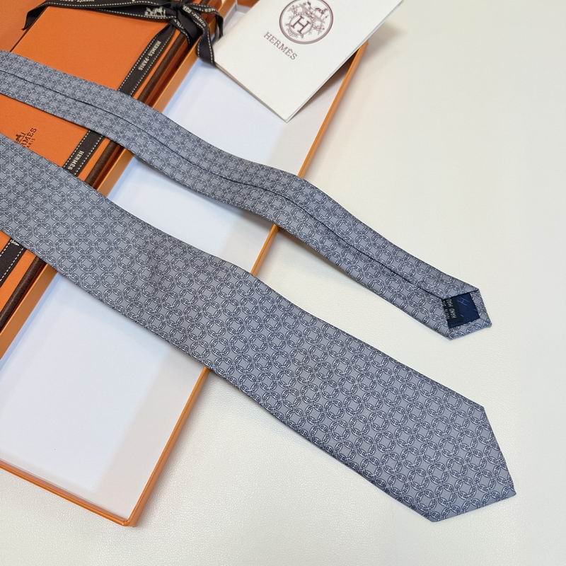 GRAVATAS HERMES  DE SEDA  TROIS PETITS MAILLONS
