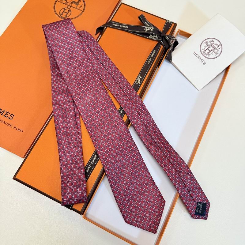 GRAVATAS HERMES  DE SEDA  TROIS PETITS MAILLONS