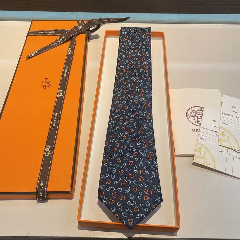 GRAVATAS HERMES  DE SEDA  MARÉCHAL FERRANT