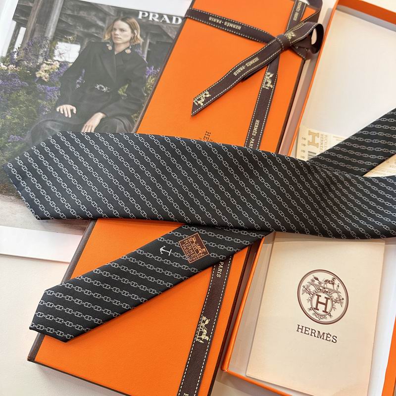 GRAVATA HERMES CHAÎNE D'ANCRE