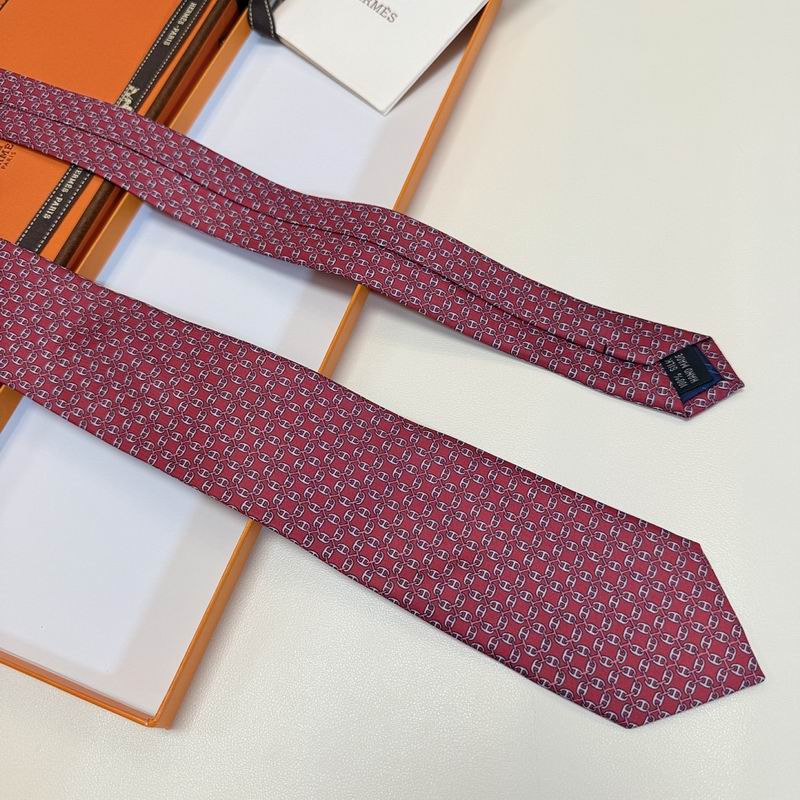 GRAVATAS HERMES  DE SEDA  TROIS PETITS MAILLONS