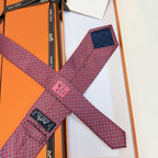 GRAVATAS HERMES  DE SEDA  TROIS PETITS MAILLONS