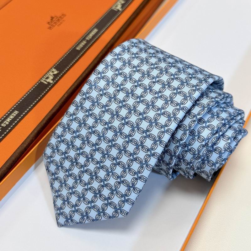 GRAVATAS HERMES  DE SEDA  TROIS PETITS MAILLONS