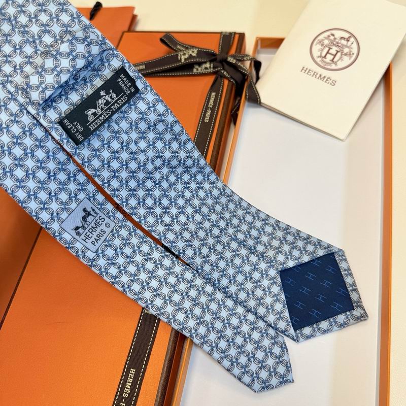 GRAVATAS HERMES  DE SEDA  TROIS PETITS MAILLONS