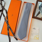 GRAVATAS HERMES  DE SEDA  H COLLECTION