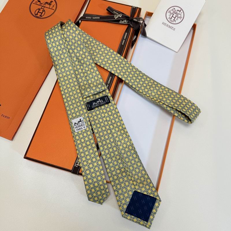 GRAVATAS HERMES  DE SEDA  TROIS PETITS MAILLONS