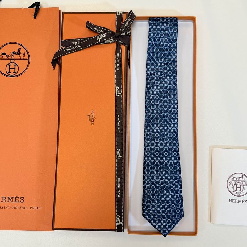 GRAVATAS HERMES  DE SEDA  TROIS PETITS MAILLONS
