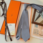 GRAVATAS HERMES  DE SEDA  H COLLECTION
