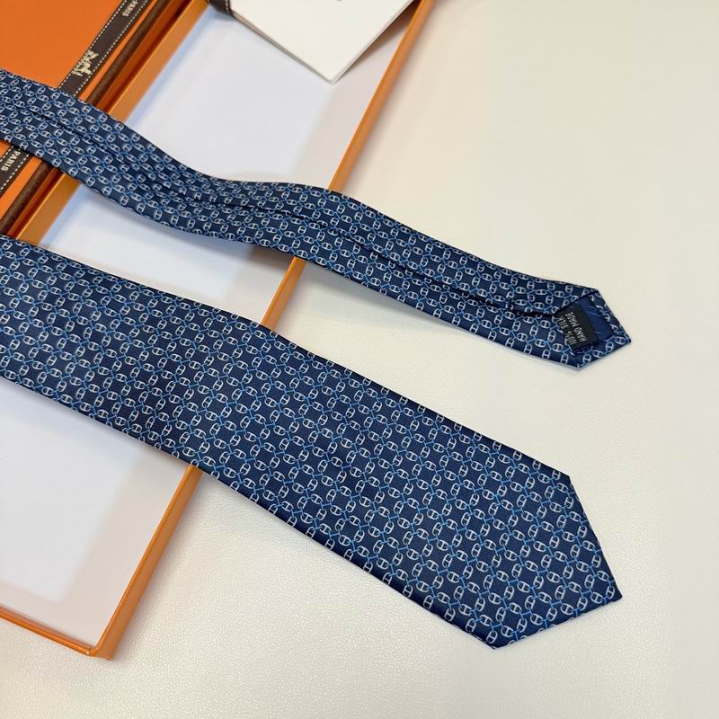 GRAVATAS HERMES  DE SEDA  TROIS PETITS MAILLONS