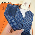 GRAVATAS HERMES  DE SEDA  TROIS PETITS MAILLONS