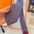 GRAVATAS HERMES  DE SEDA  H COLLECTION