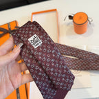 GRAVATAS HERMES  DE SEDA  SOUP'H "SOPA DE LETRINHAS"