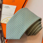 GRAVATAS HERMES  DE SEDA  H COLLECTION