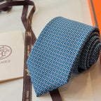 GRAVATAS HERMES  DE SEDA  H COLLECTION