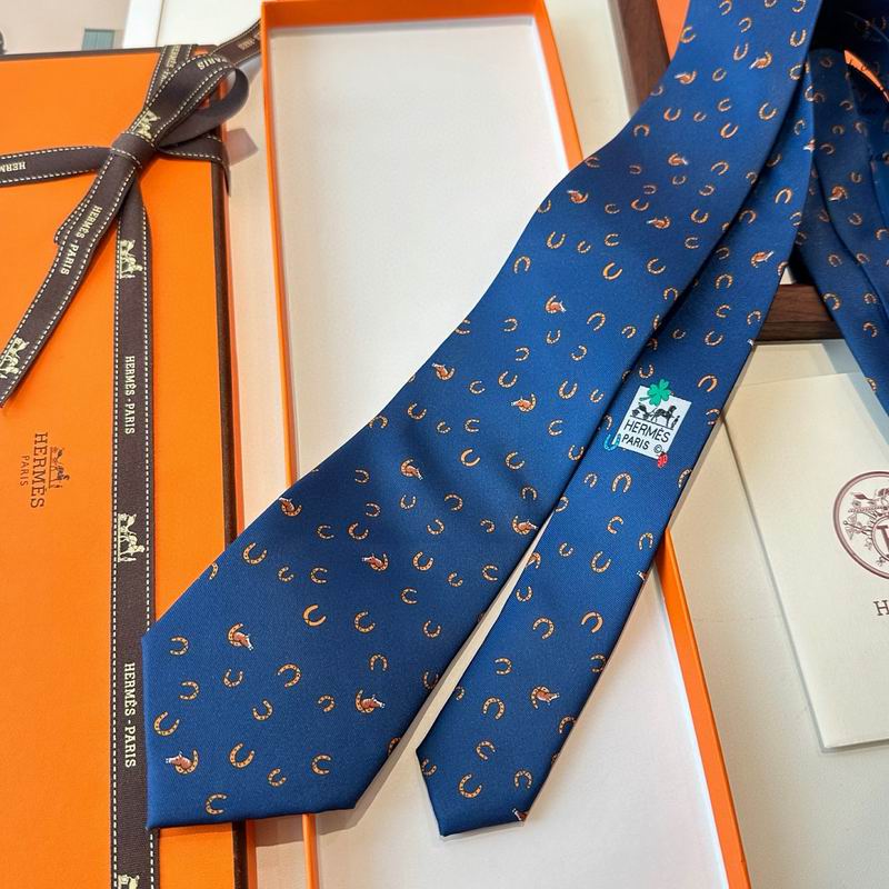 GRAVATAS HERMES  DE SEDA  OUT OF THE BOX   FERRADURA E CAVALO