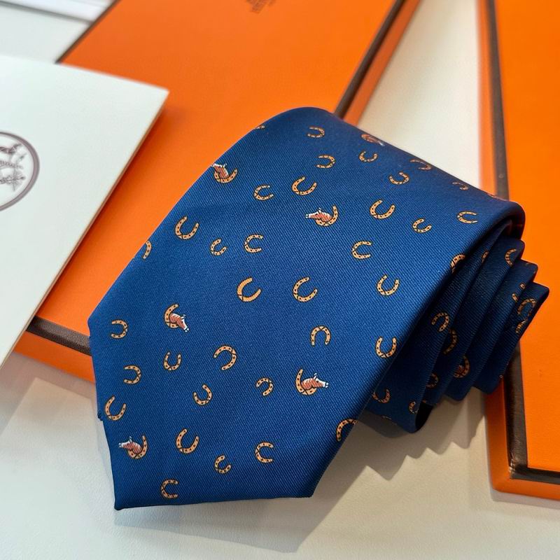 GRAVATAS HERMES  DE SEDA  OUT OF THE BOX   FERRADURA E CAVALO