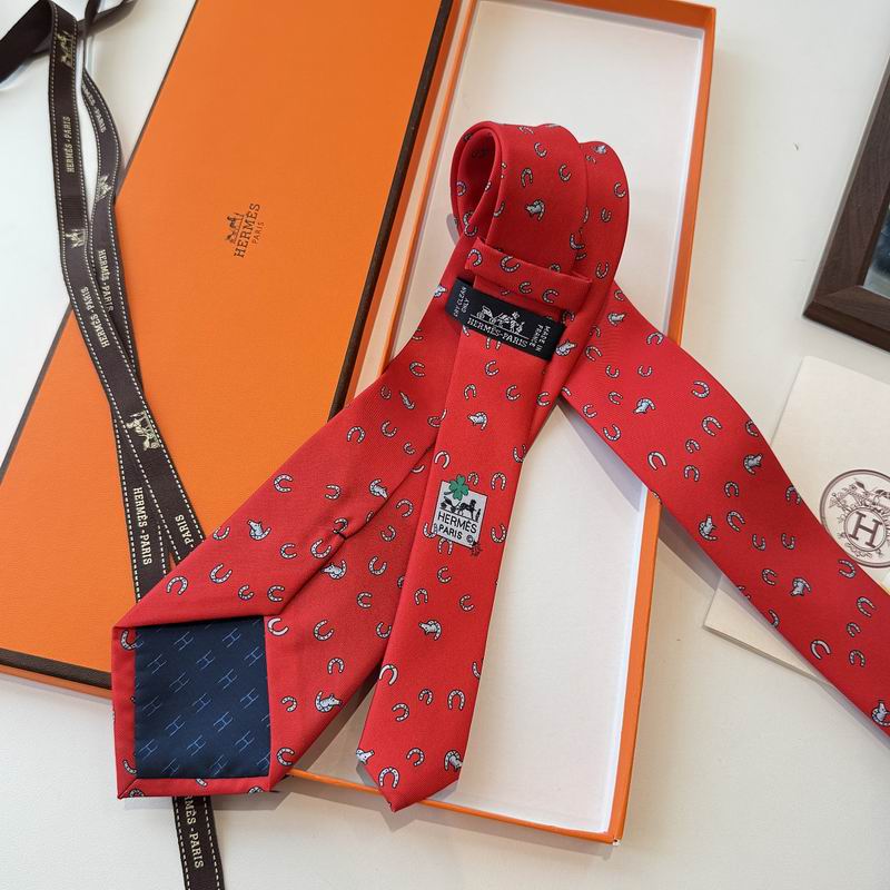 GRAVATAS HERMES  DE SEDA  OUT OF THE BOX   FERRADURA E CAVALO