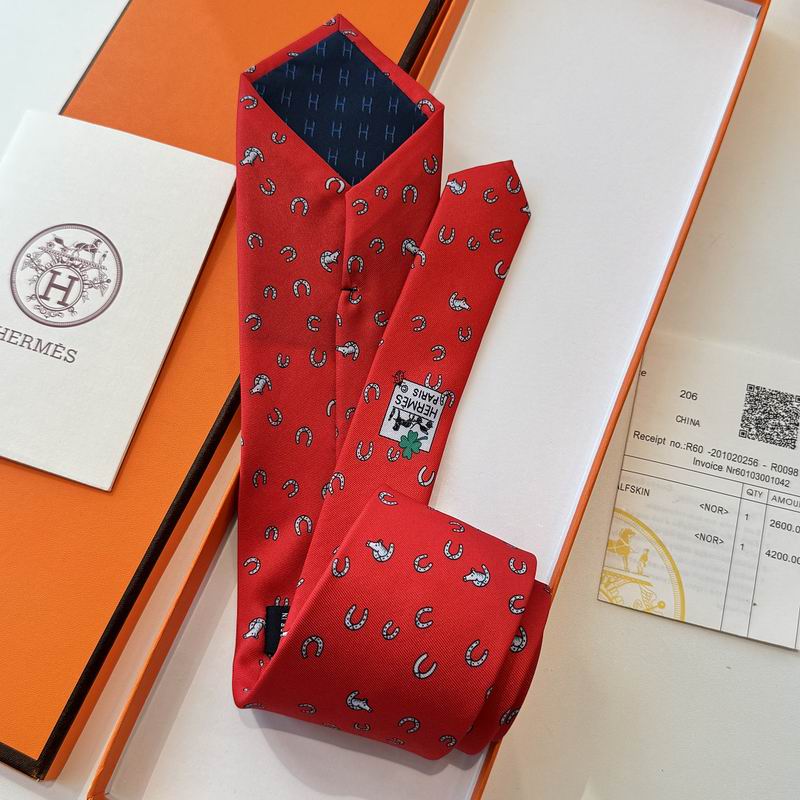 GRAVATAS HERMES  DE SEDA  OUT OF THE BOX   FERRADURA E CAVALO