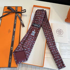 GRAVATAS HERMES  DE SEDA CHEVAL SOUS TOUDES SES