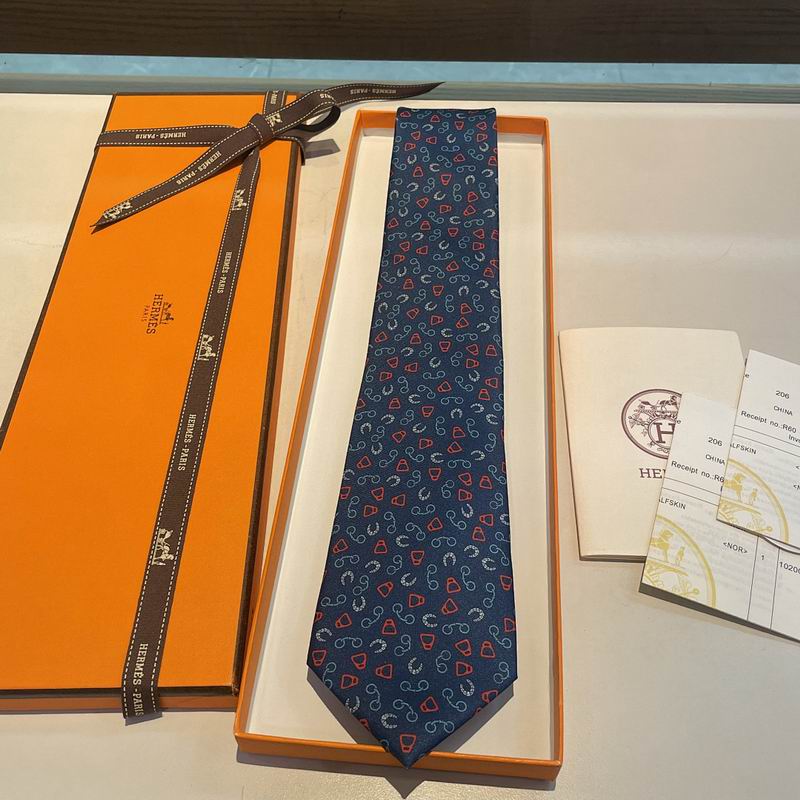 GRAVATAS HERMES  DE SEDA  MARÉCHAL FERRANT