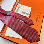 GRAVATA HERMES CHAÎNE D'ANCRE