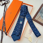 GRAVATAS HERMES  DE SEDA  OUT OF THE BOX   FERRADURA E CAVALO
