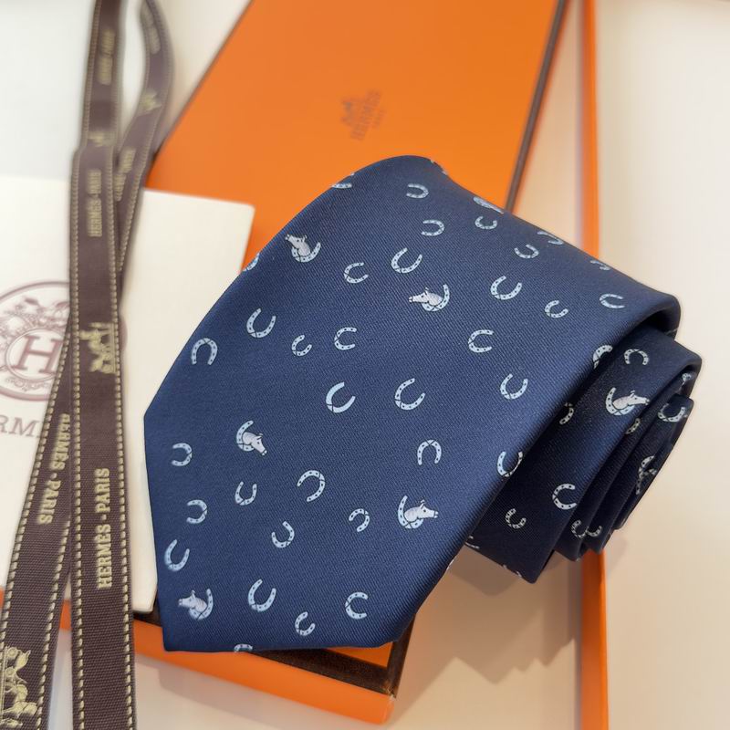 GRAVATAS HERMES  DE SEDA  OUT OF THE BOX   FERRADURA E CAVALO