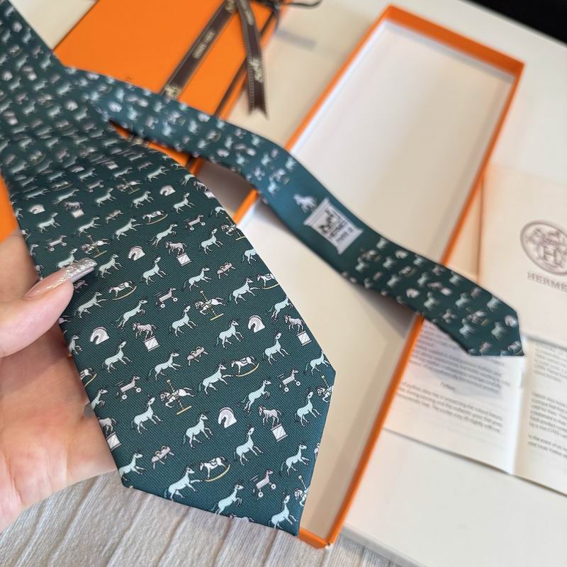 GRAVATAS HERMES  DE SEDA CHEVAL SOUS TOUDES SES