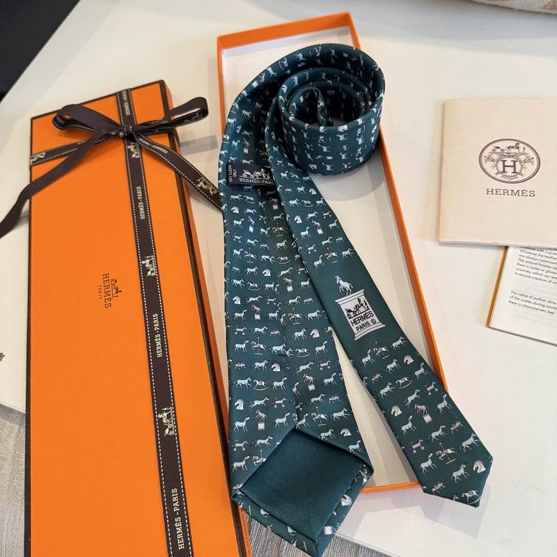GRAVATAS HERMES  DE SEDA CHEVAL SOUS TOUDES SES