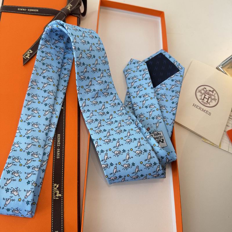 GRAVATA HERMES SARJA DE SEDA PUPPY DREAM  "SONHO DE FILHOTE"