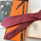 GRAVATA HERMES CHAÎNE D'ANCRE