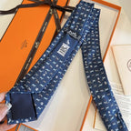 GRAVATAS HERMES  DE SEDA CHEVAL SOUS TOUDES SES