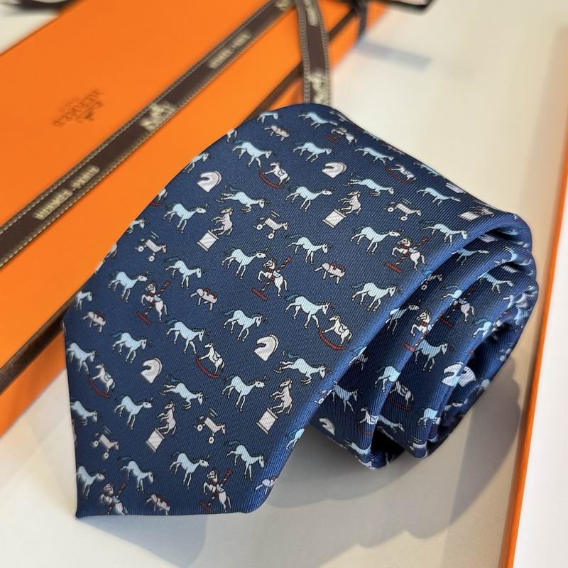 GRAVATAS HERMES  DE SEDA CHEVAL SOUS TOUDES SES
