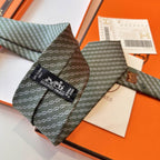 GRAVATA HERMES CHAÎNE D'ANCRE