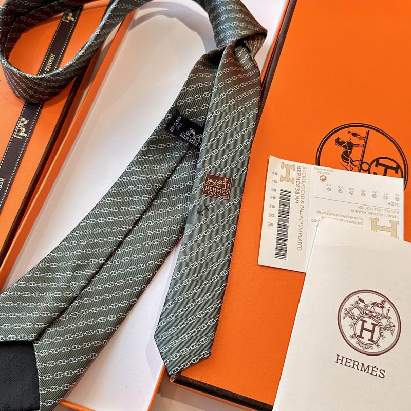 GRAVATA HERMES CHAÎNE D'ANCRE