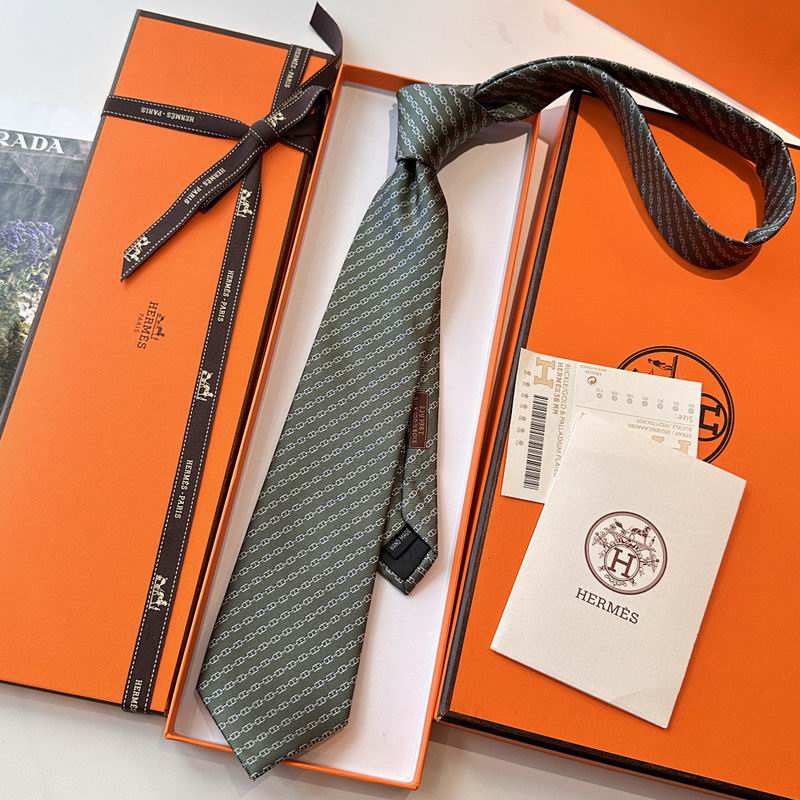 GRAVATA HERMES CHAÎNE D'ANCRE
