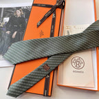 GRAVATA HERMES CHAÎNE D'ANCRE