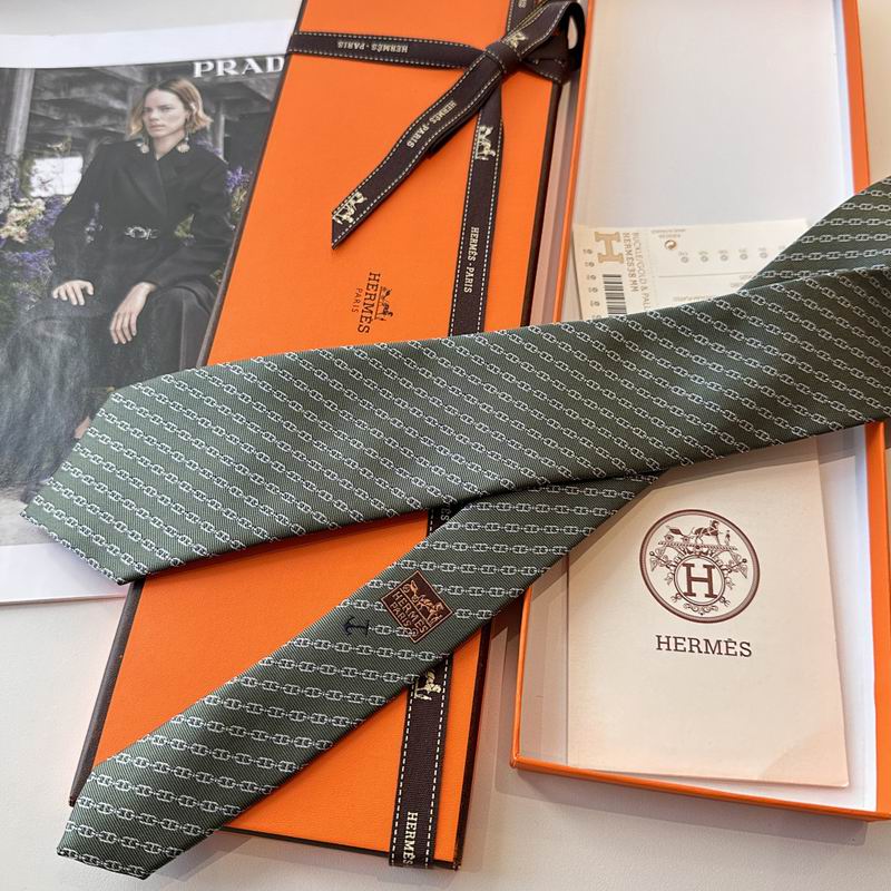 GRAVATA HERMES CHAÎNE D'ANCRE